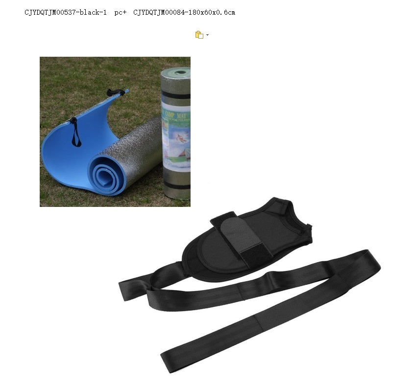 Stretching Strap with Loops – Yoga Flexibility Band for Legs, Back & Rehab Training