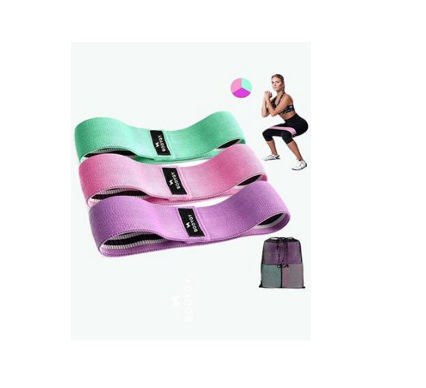 Booty Resistance Bands for Glutes & Legs – Squat Workout Bands for Home Gym
