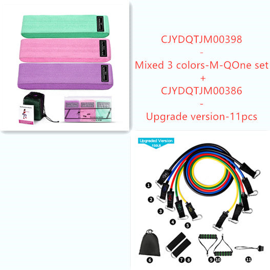 Booty Resistance Bands for Glutes & Legs – Squat Workout Bands for Home Gym