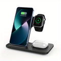 3-in-1 Wireless Charging Station for iPhone, Apple Watch & AirPods – Fast Charging Stand