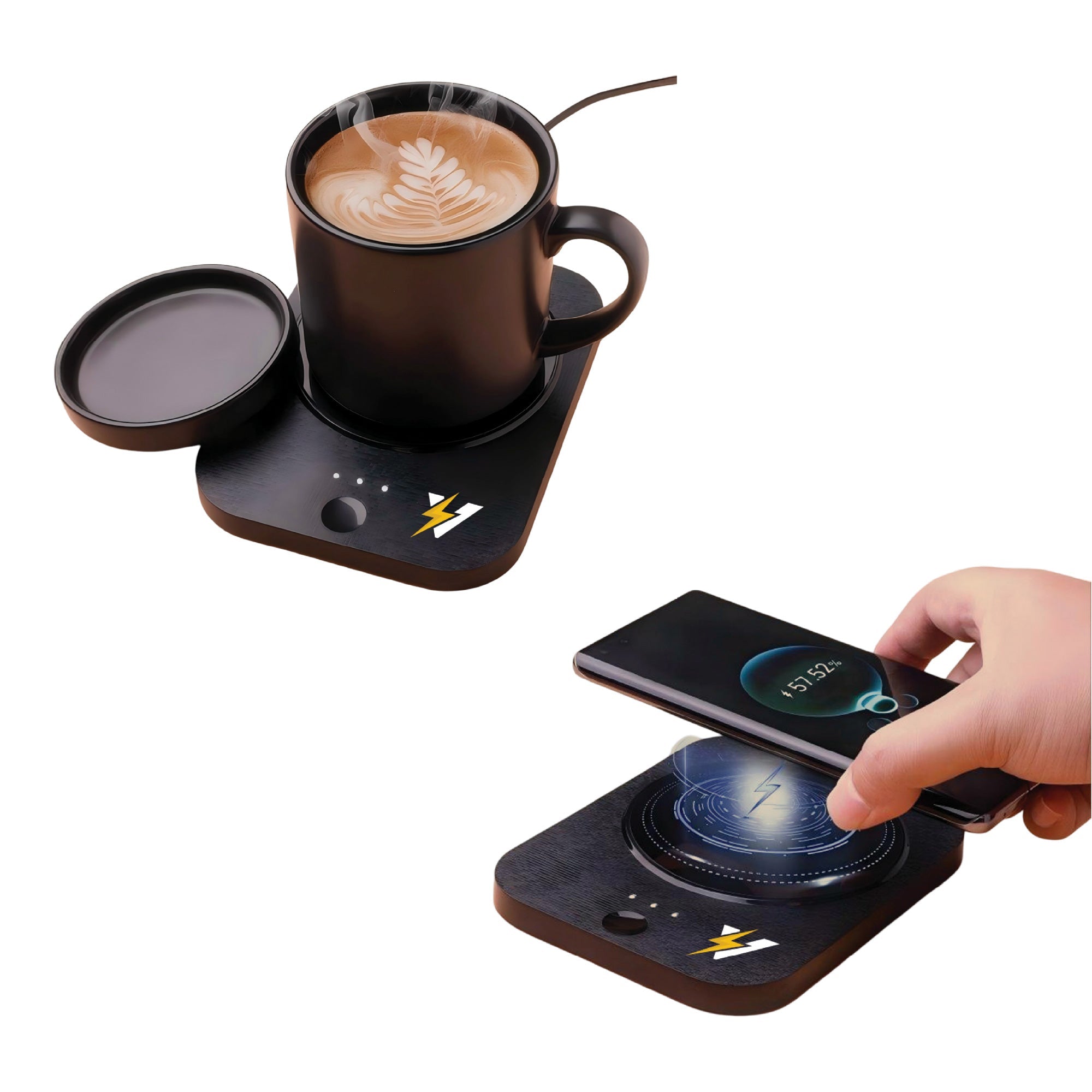 Sip & Charge 2-in-1 Mug Warmer with Wireless Charger