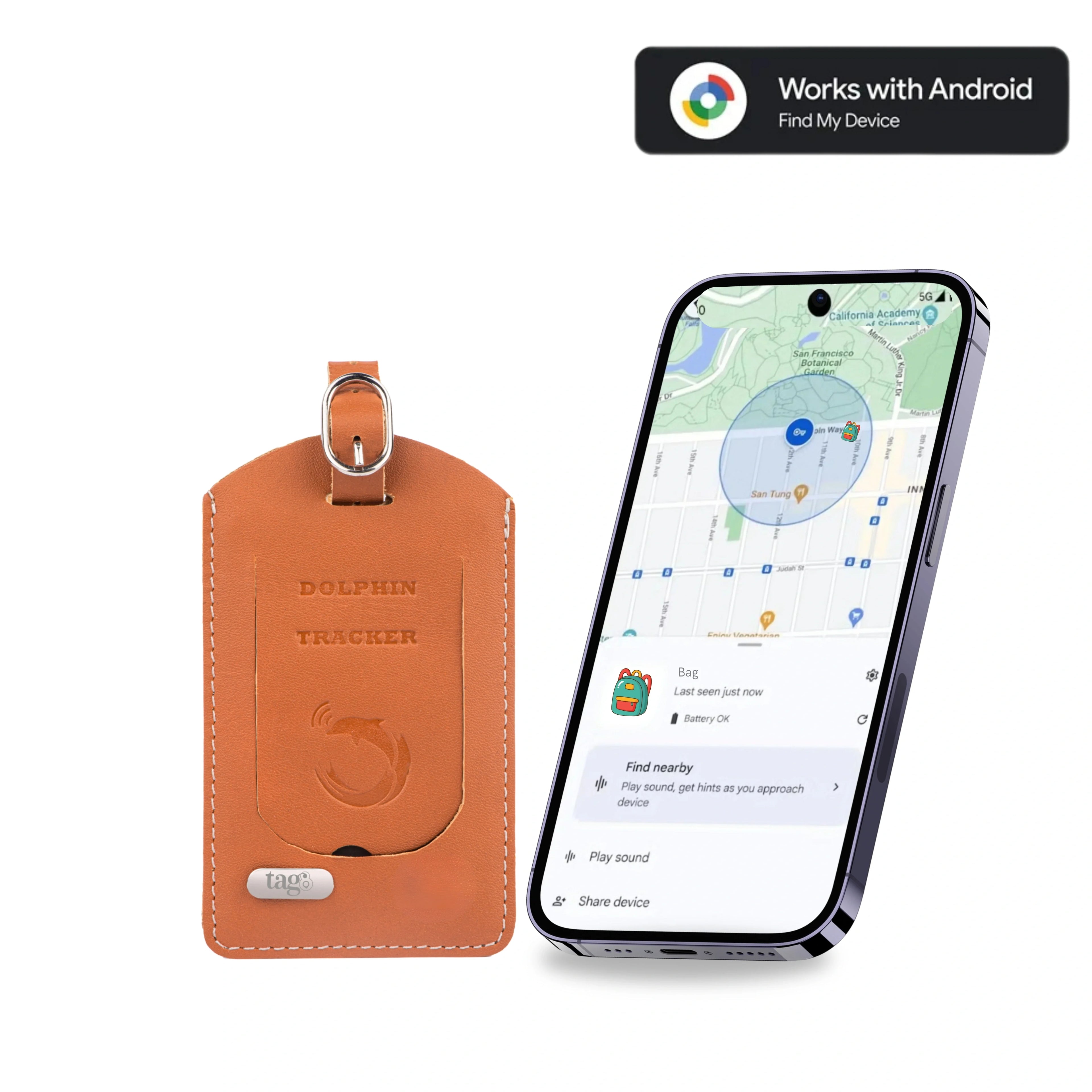Smart Luggage Tracker – Apple Find My Compatible Travel Tracker🧳