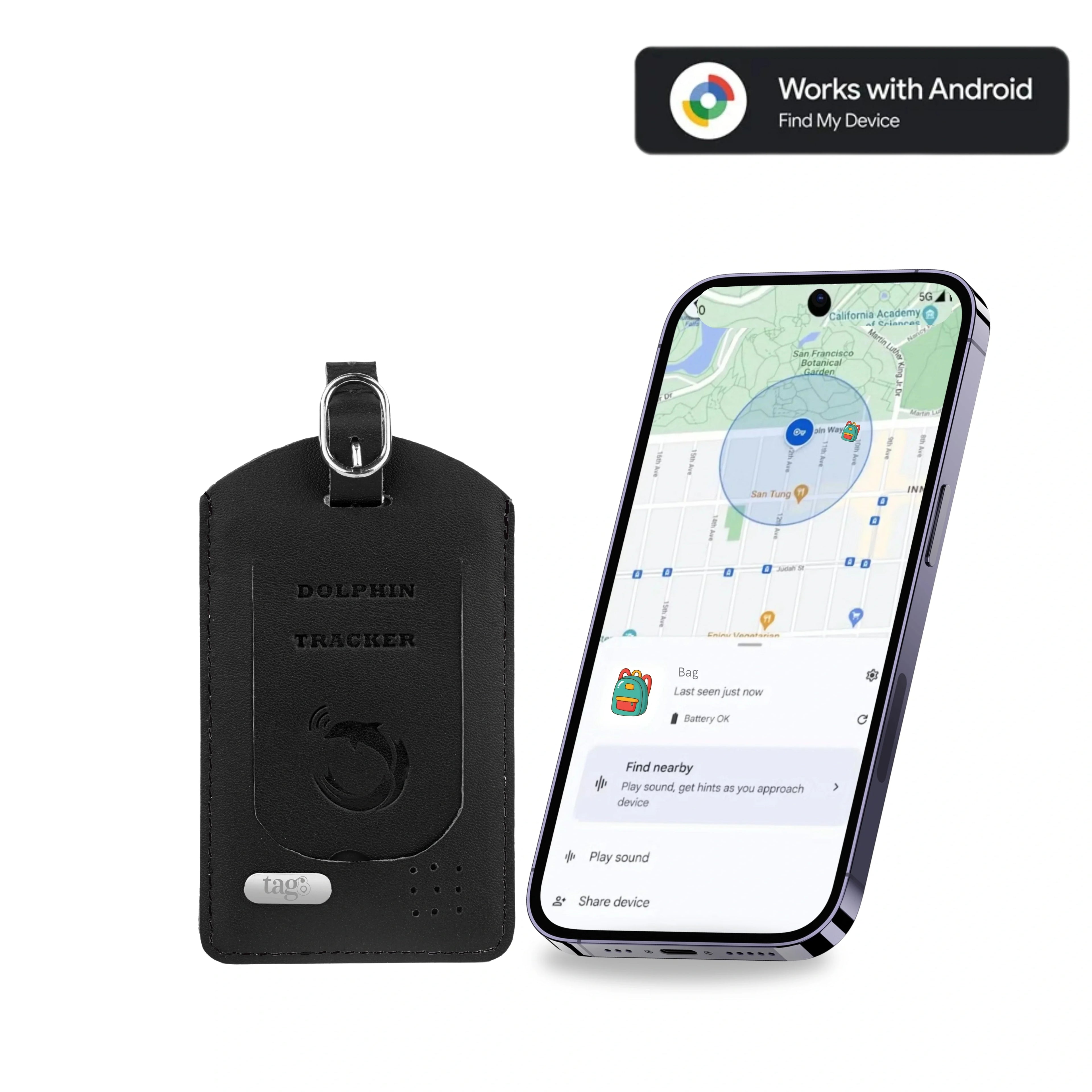 Smart Luggage Tracker – Apple Find My Compatible Travel Tracker🧳
