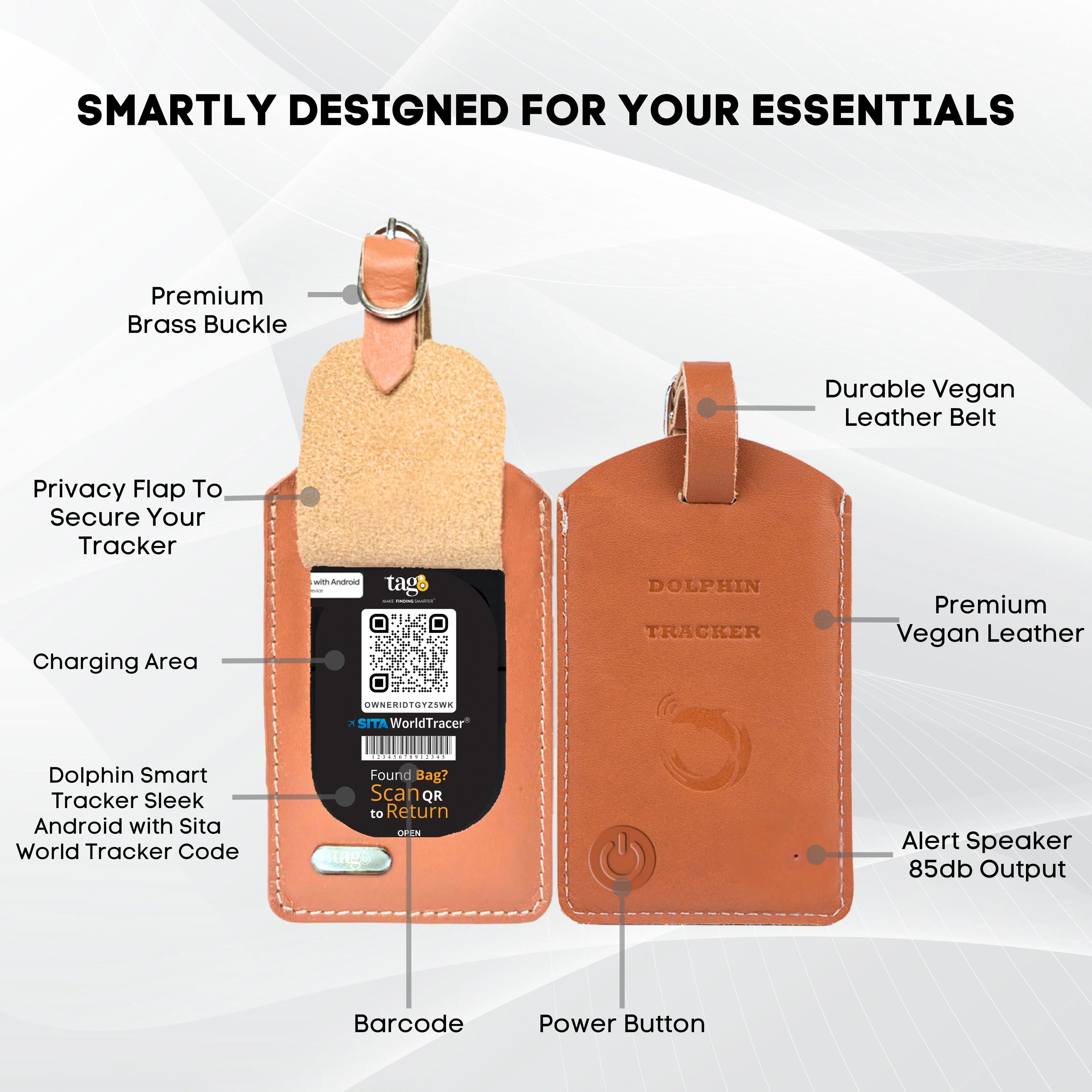 Smart Luggage Tracker – Apple Find My Compatible Travel Tracker🧳