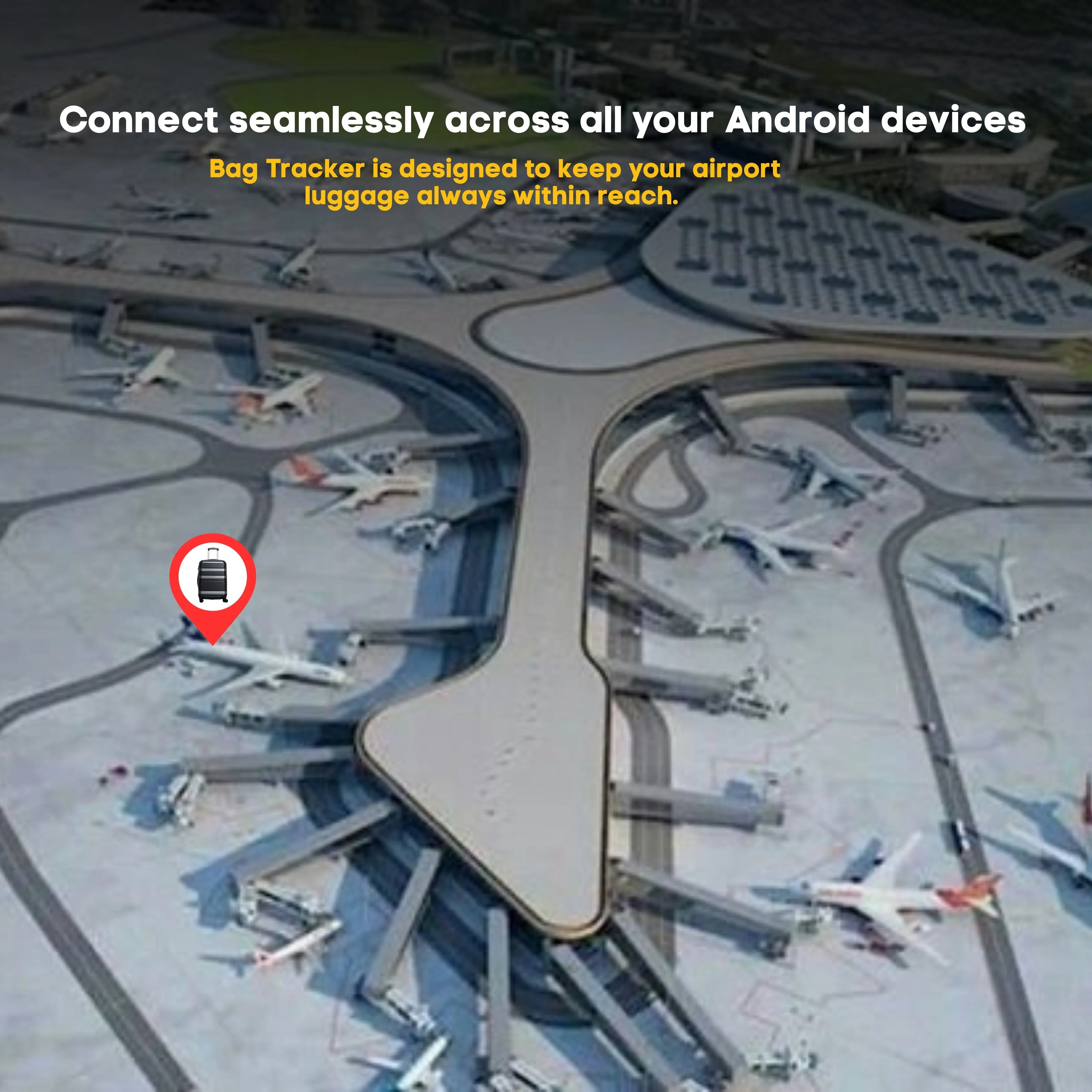 Smart Luggage Tracker – Apple Find My Compatible Travel Tracker🧳