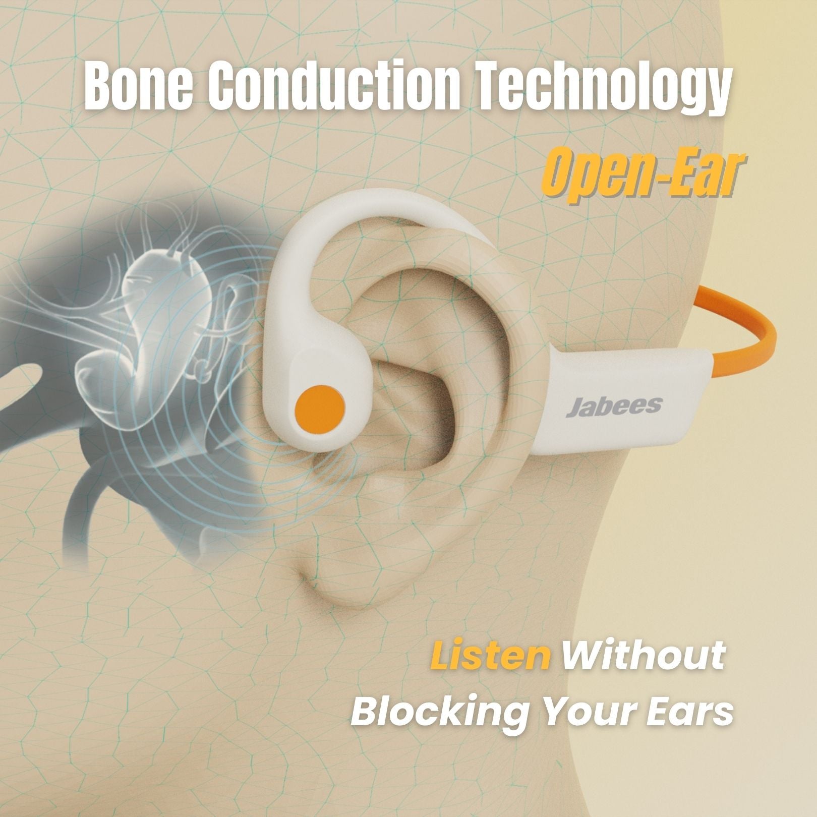 Bone Conduction Wireless Headphones – Open Ear Bluetooth Sports Headset
