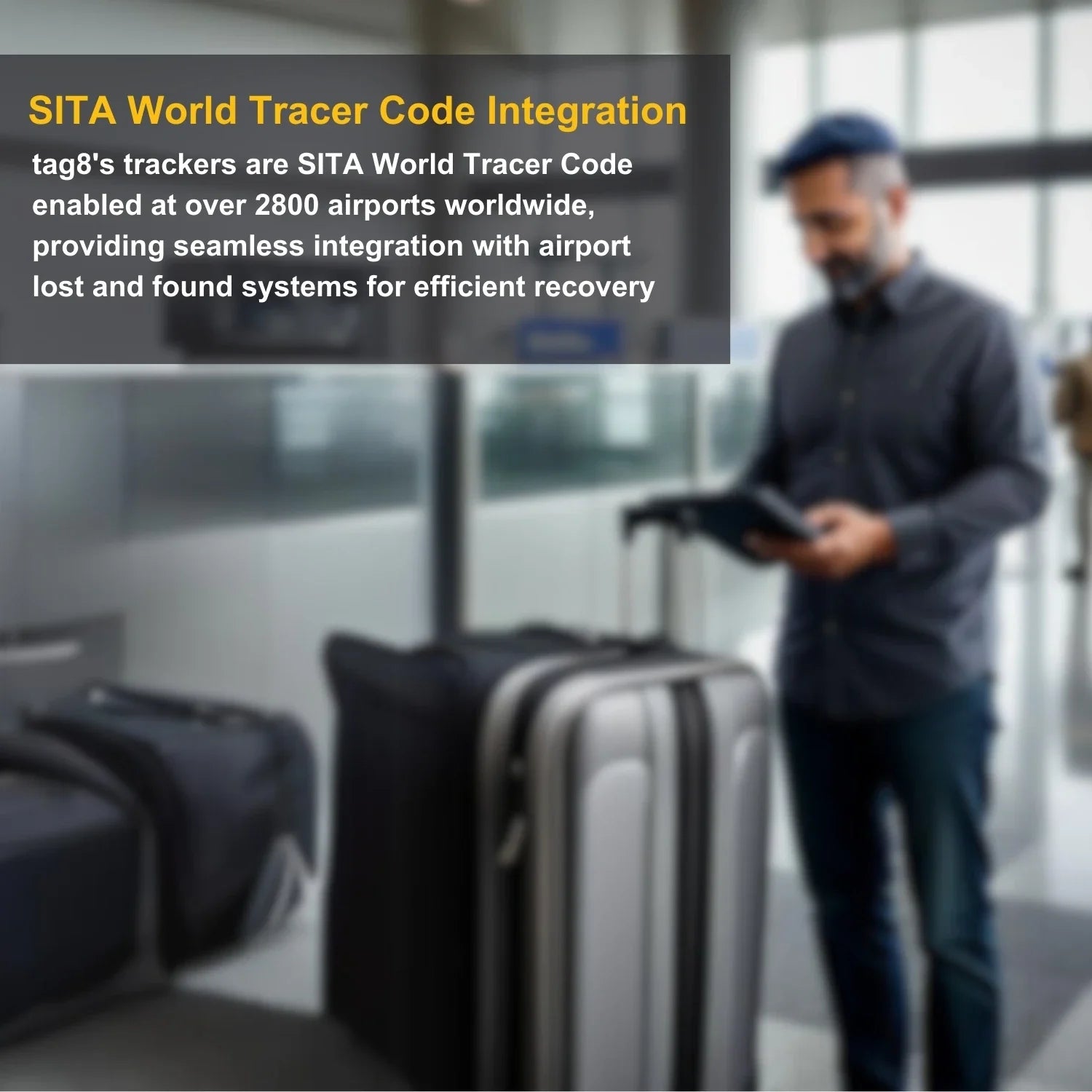 Smart Luggage Tag – Country Flag Edition (QR Travel Bag Tracker)